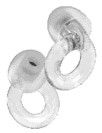 A pair of Loop earplugs.