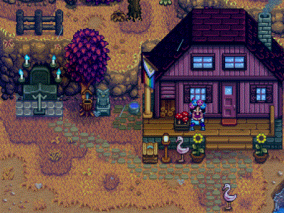 A screenshot of my Stardew Valley farmhouse