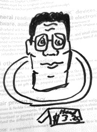 The back of a receipt, with Hank Hill's head on a platter drawn in sharpie.