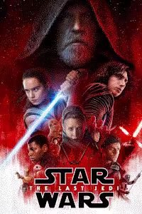 The movie poster for The Last Jedi.