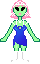 Alien girl