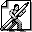 Icon of a man carrying a giant pencil.