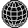 Globe icon.
